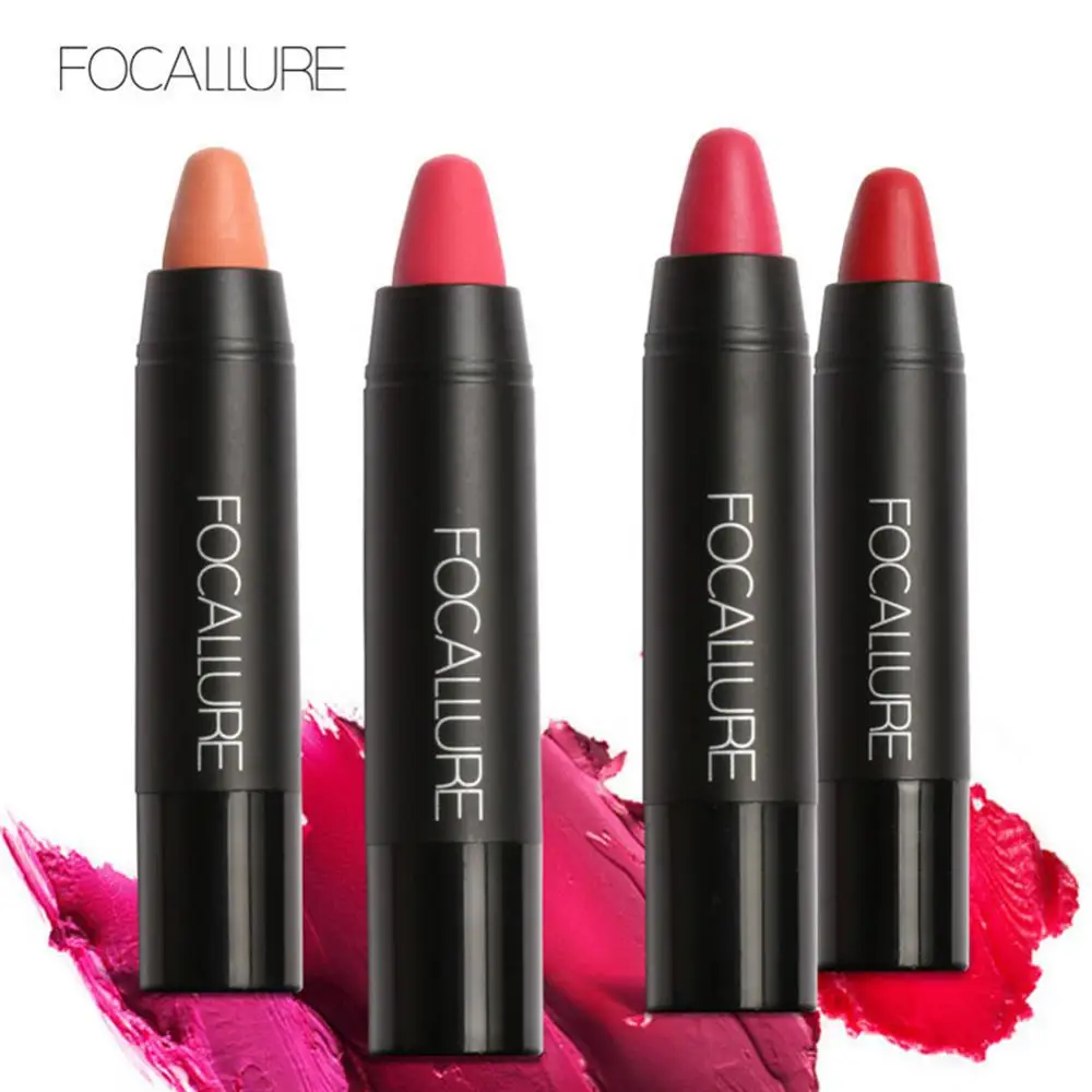 Velvet Matte Lipstick Non-stick Cup Lipstick Pen 14 Colors Lips Makeup Lipliner Lipstick Pencil Waterproof Portable Lip Stick