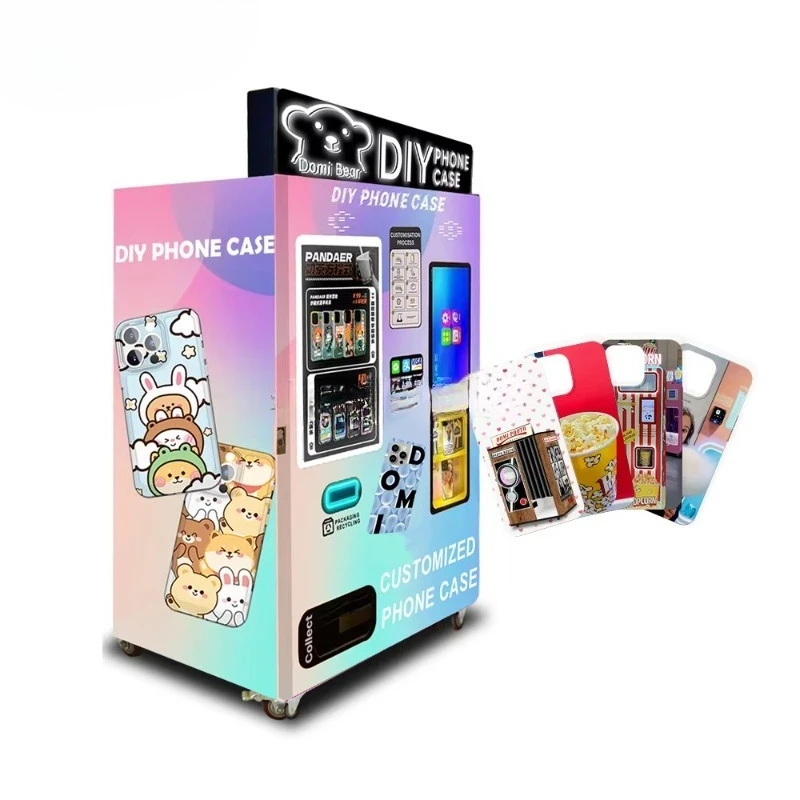 2026 New Vending Customizing Machine Phone case Automatic Printer DIY for Underground Mall Customized