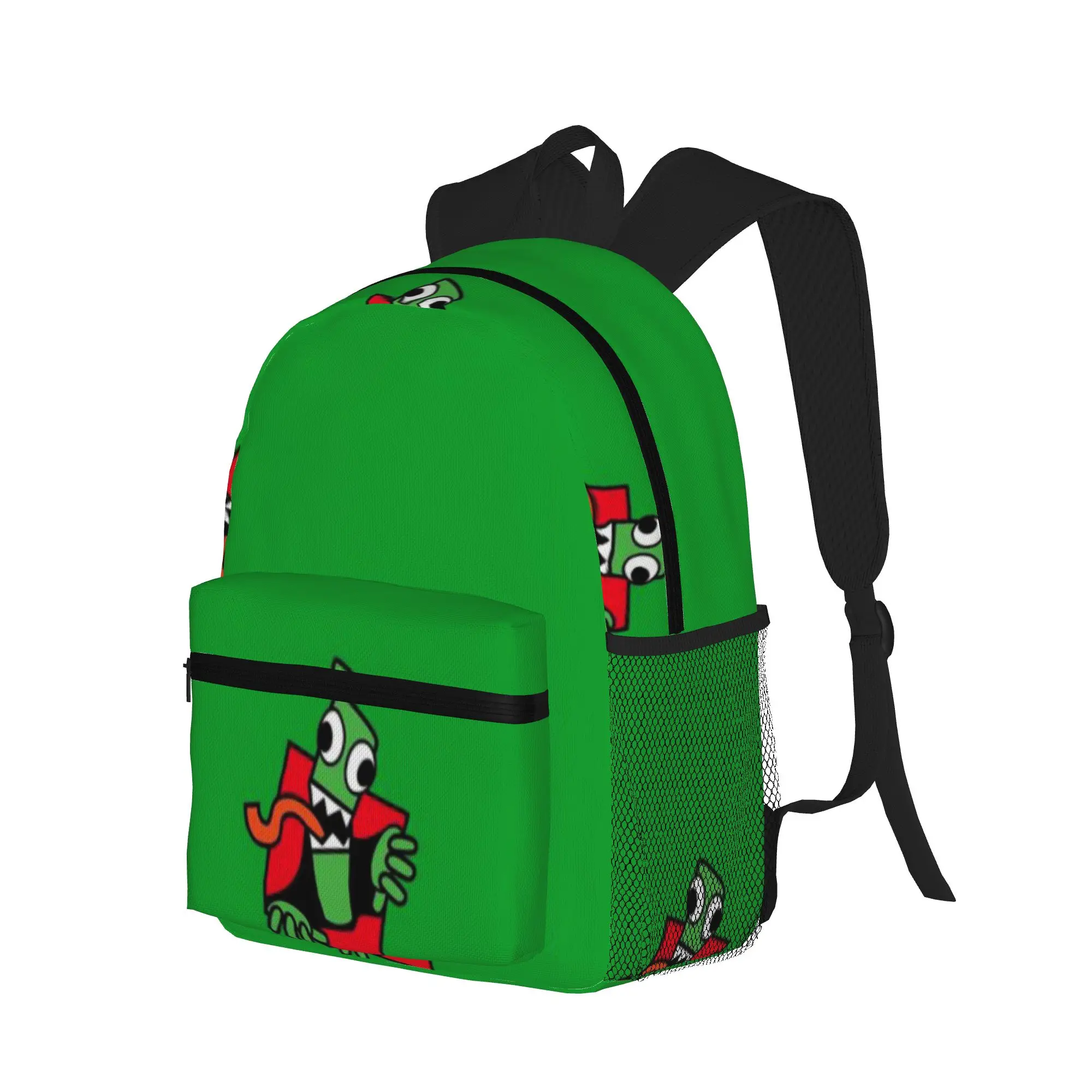 Green Rainbow Friend  Casual Backpack for Students and Adults Feminina backpack