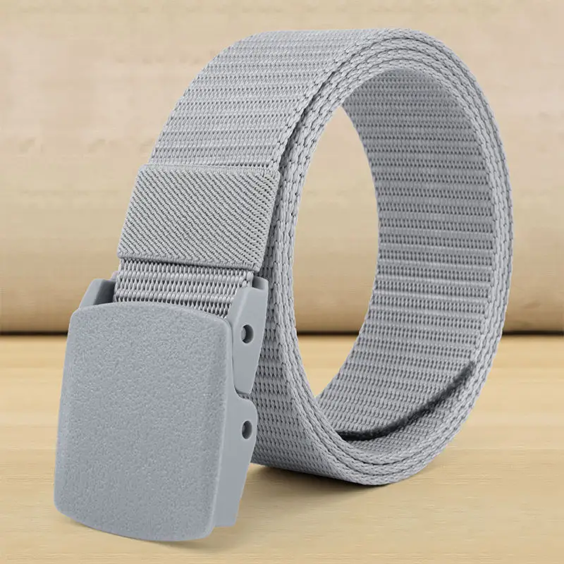 Automatic Men\'s Military Buckle Nylon Belt Outdoor Hunting Multifunctional Tactical Canvas Belt High Quality Men\'s Military Belt