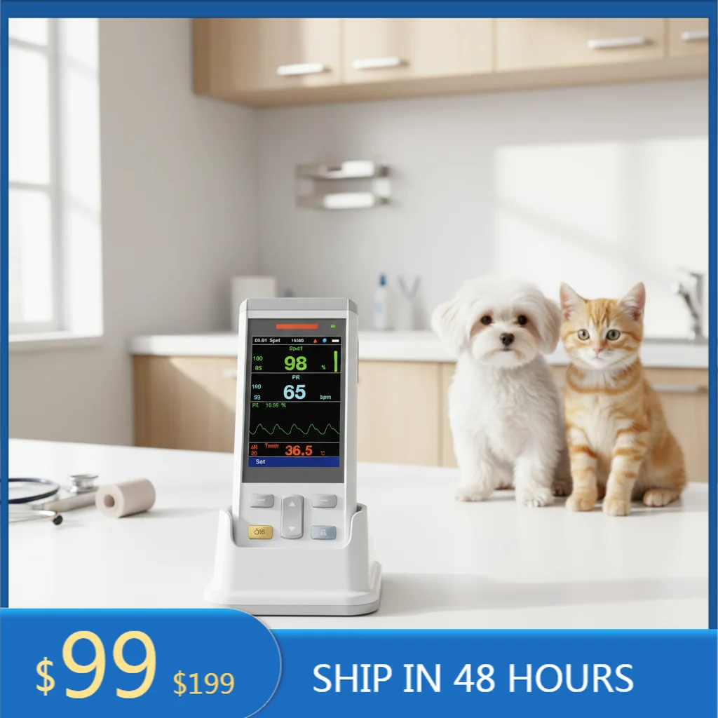MT MEDICAL Veterinary Digital Handheld Pet  Pressure  Upper Arm Sphygmomanometer For Animal Clinic Use