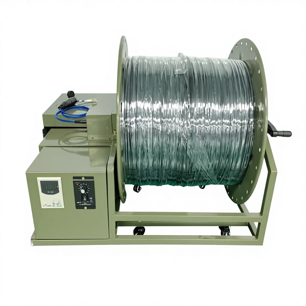 Portable Electric Motor Cable Reel Equipped With Power Supply System And Slip Ring