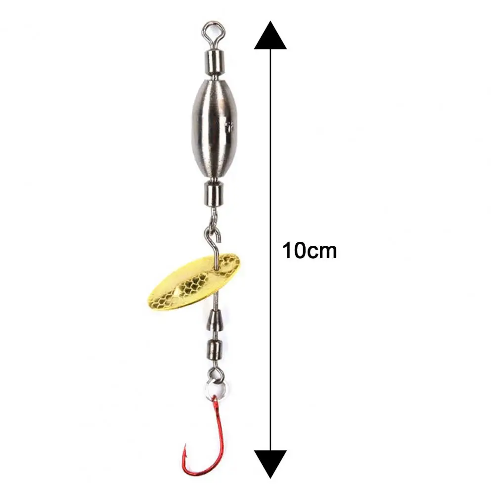 3Pcs/Set Fly Fishing Lure with Metal Spinner Sharp Hook Artificial Flies Bait Outdoor Trout Bass Pike Carp Fishing Accessories