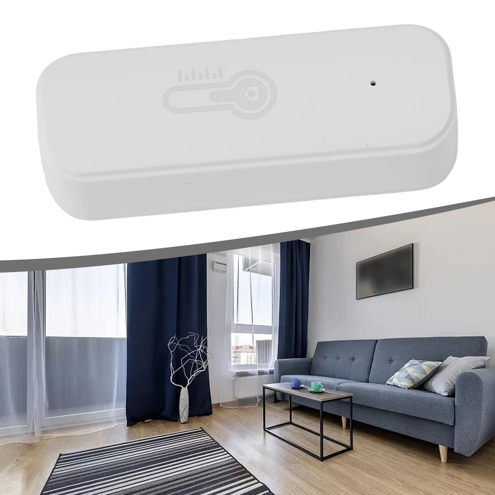 For WiFi Temperature Humidity Meter Wireless Temperature Humidity Sensor Long-lasting Usage
