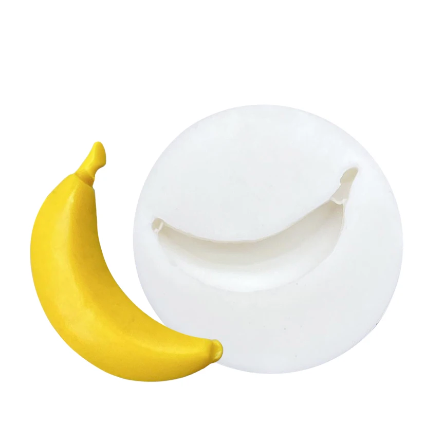 Mini Banana Silicone Cake Baking Mold Sugarcraft Chocolate Cupcake Resin Tools Fondant Cake Decorating Tools