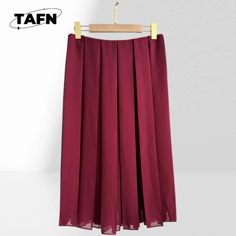 

Women Fashion Skirt Simple Midi Length Casual Elegant Ladies Skirt Soft Fabric Daily Midi Ladies Fashion Skirt Daily BC2204