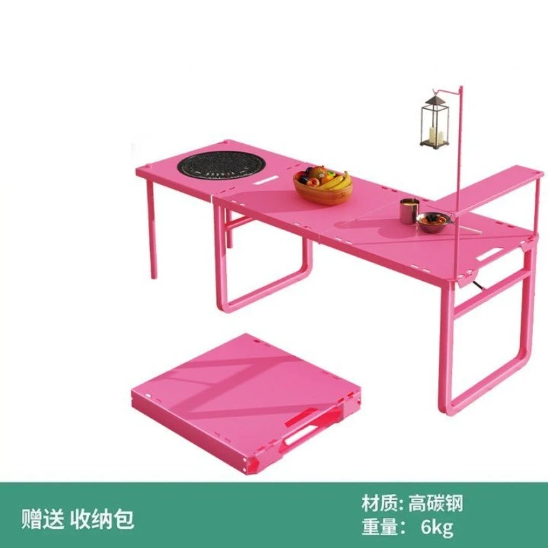 

Outdoor camping folding table, lightweight portable picnic table camping equipment multi-function