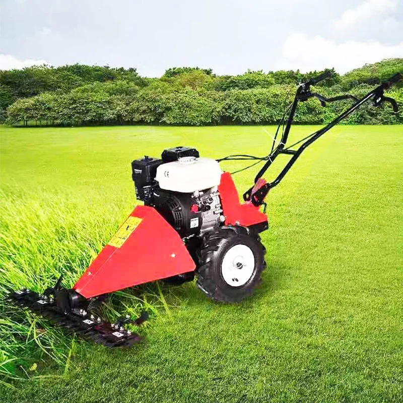 

Small hand-held orchard mower, light weed harvester, self-propelled lawn harvester picture lawn mower