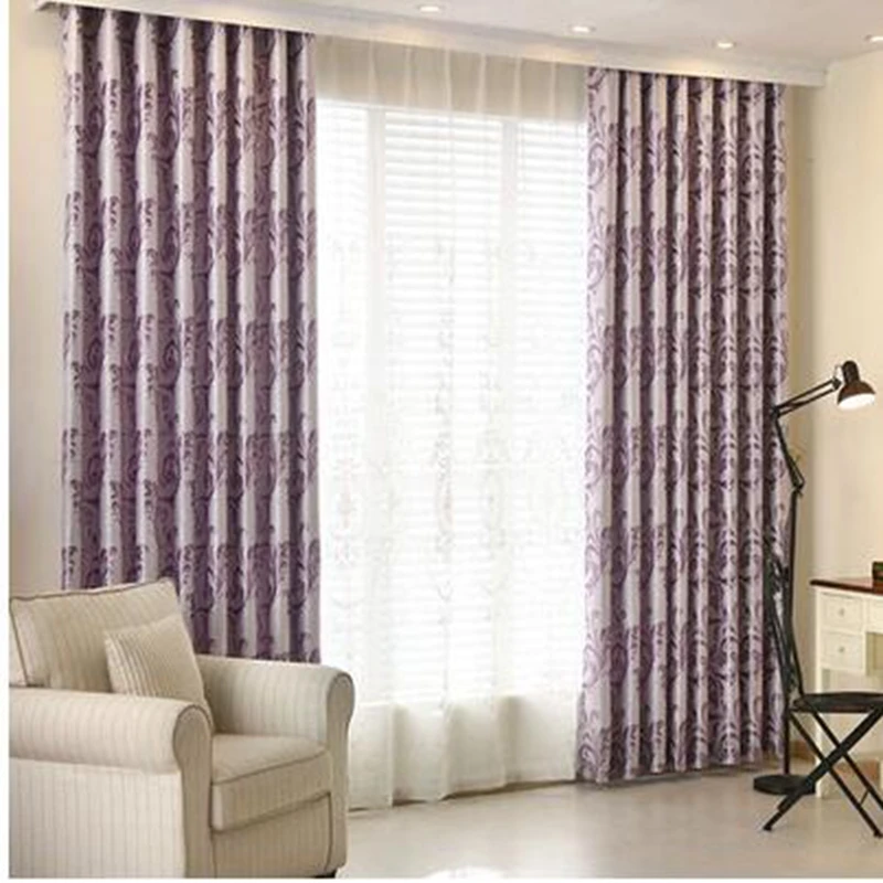 

Jacquard curtain fabric finished products, European and European floor windows, windows, and all living rooms.