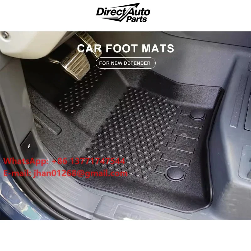 TPE All Weather Custom Car Floor Mats for Floor Mats Fits Land Rover Defend 2023 2022
