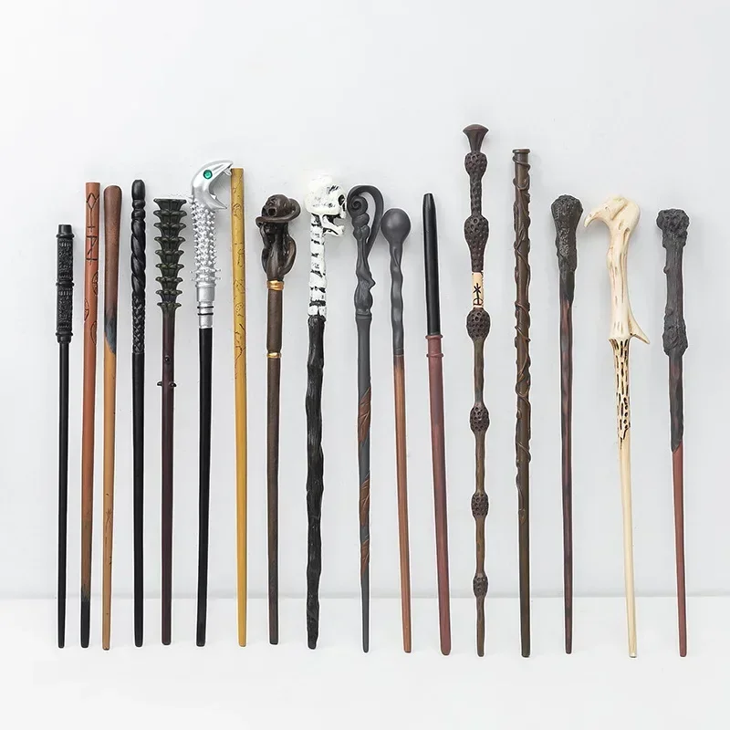 26 Kind of Cosplay Magic Wands Metal/Iron Core Children Magic Toy Wand Gift No Box Package Prop Stage Tricks Christmas gift