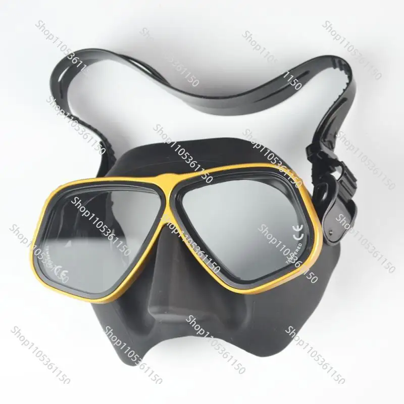 Metal frame waterscuba mask, free diving lung imported mask, myopia apollo