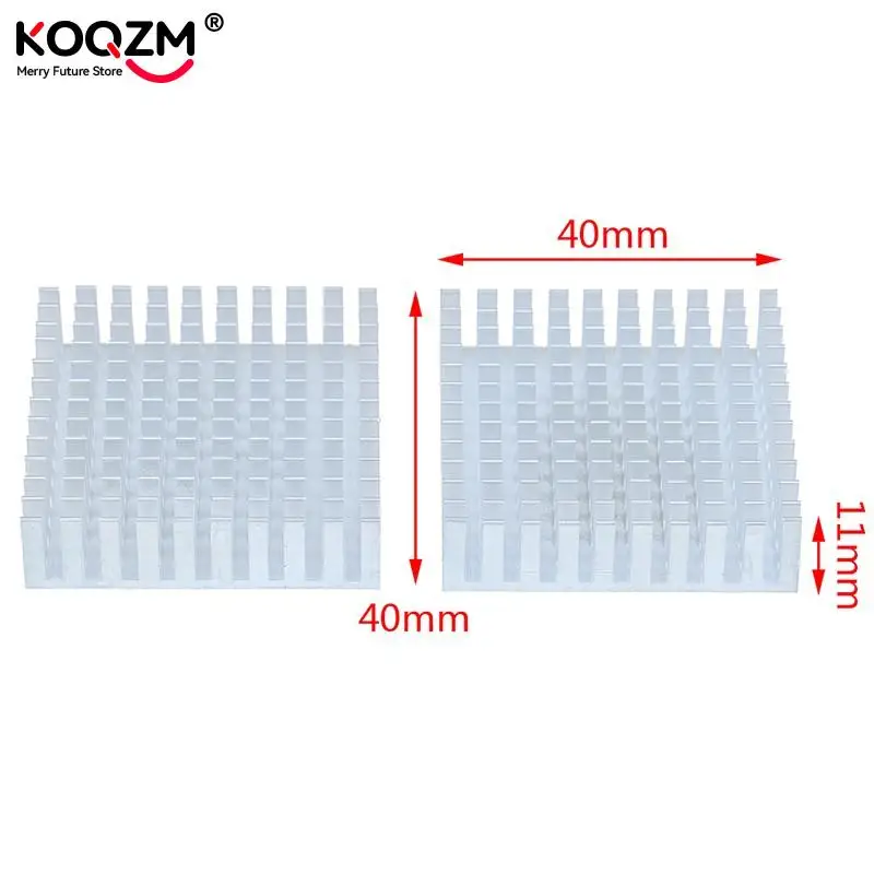 2pcs Aluminum Heatsink Heat Sink Radiator Cooling Cooler For Electronic Chip IC LED Computer 