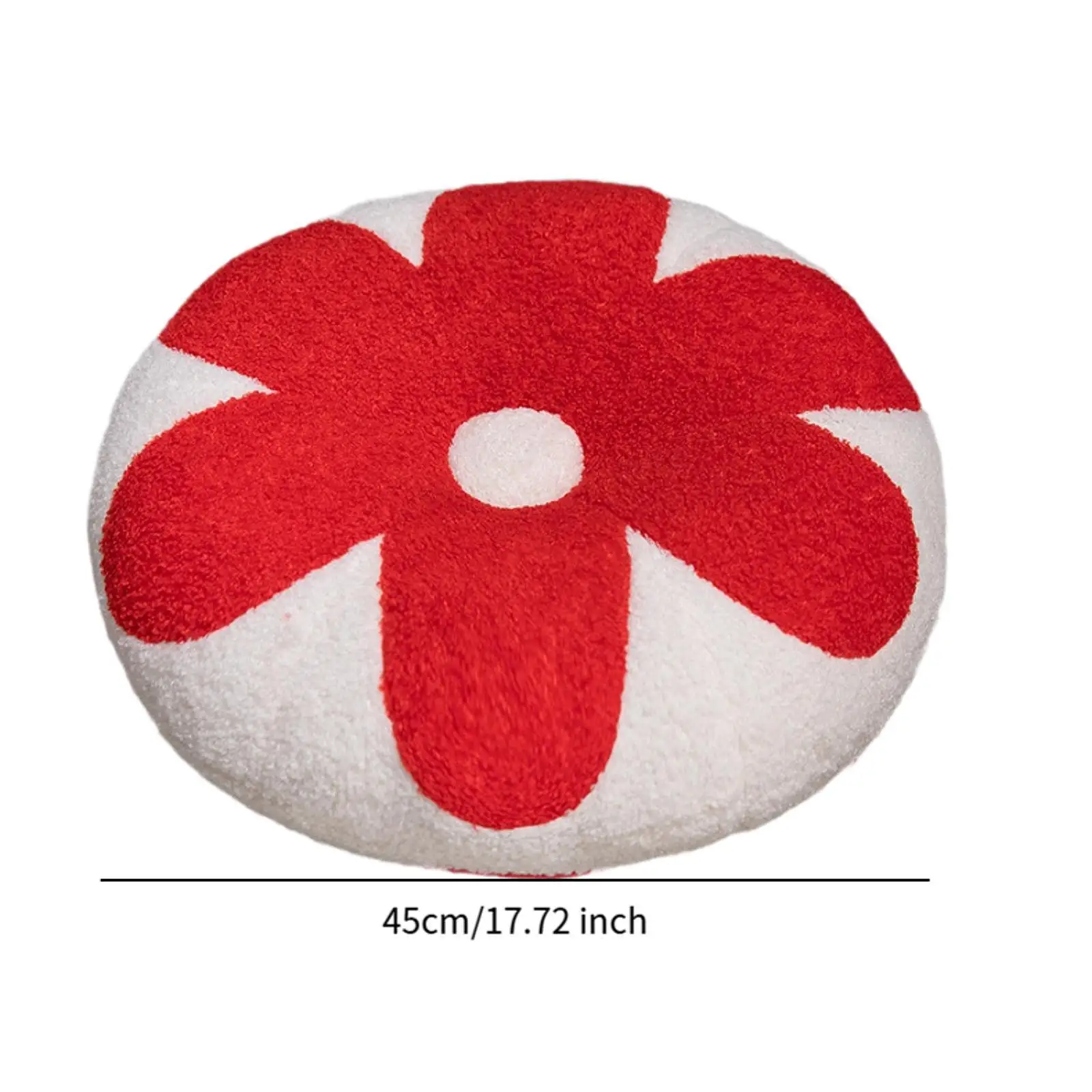 Almofada de meditação 17,7 polegadas assento de enchimento de algodão PP de pelúcia curto