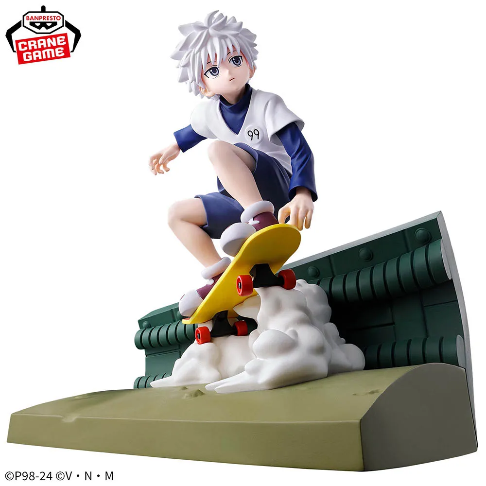 Banpresto Bandai-HUNTER HUNTER HUNTER Anime Figure Model, Special Killua, Genuine Boxed Toy, Memorable Saga, Brand New
