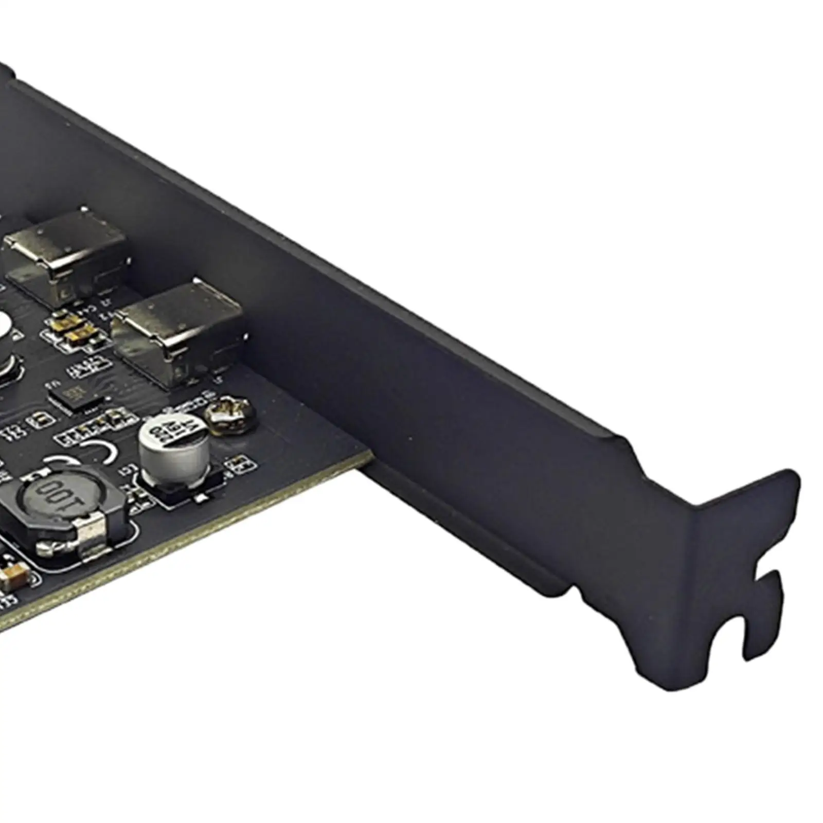 USB3.2 Dual Ports Type C PCI E Expansion Card 10Gbps Transmission High Performance Replacement for Desktop PC Personal Computer