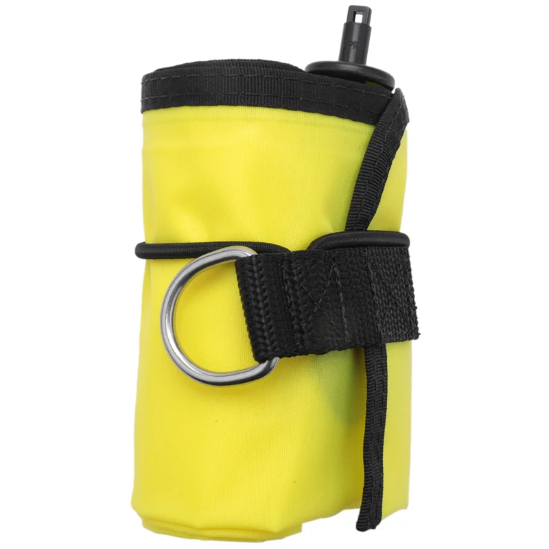 

ABVB-3 Pcs 1M Scuba Diving Inflatable SMB Surface Signal Marker Buoy Visibility Float Signal Tube Sausage,Yellow