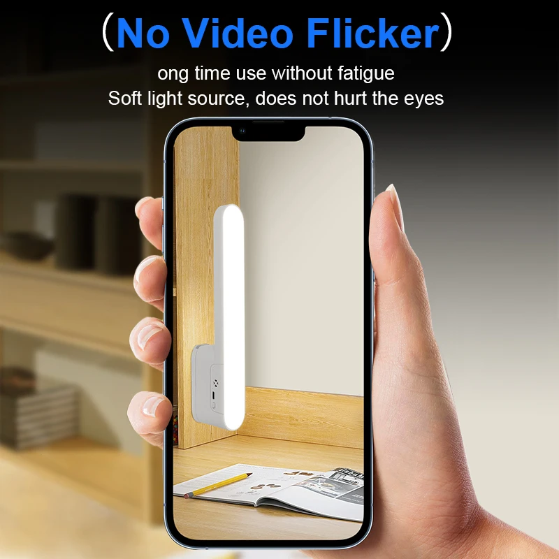 مصباح ليد ضوء الليل USB قابلة للشحن لاسلكي للتحكم عن بعد تحت مصباح الكابين لإضاءة خزانة غرفة النوم وخزانة الملابس