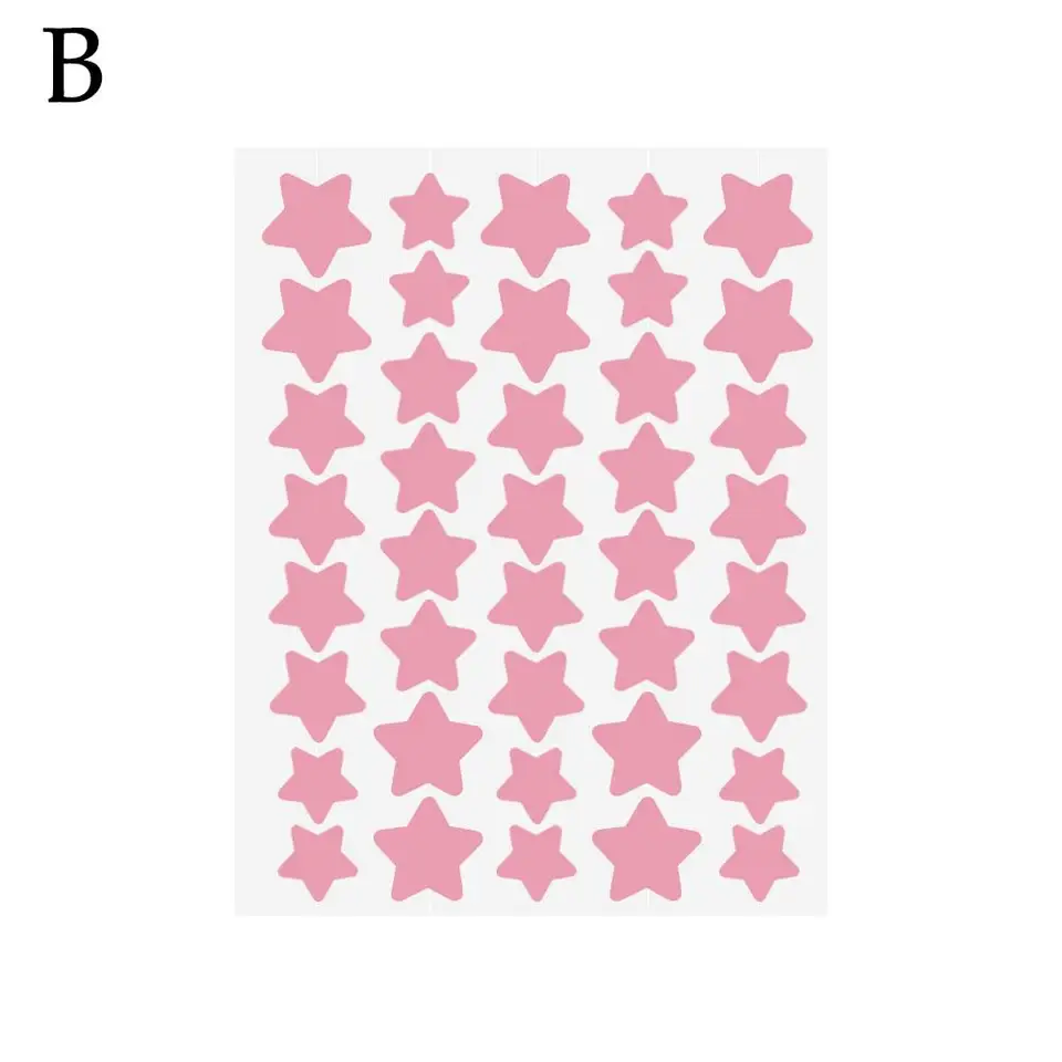 40pcs Colorful PE Pimple Patches Cute Star Shaped Pimple Cover Sticker Invisible Pimple Cover Removal Pimple Patch, image 10