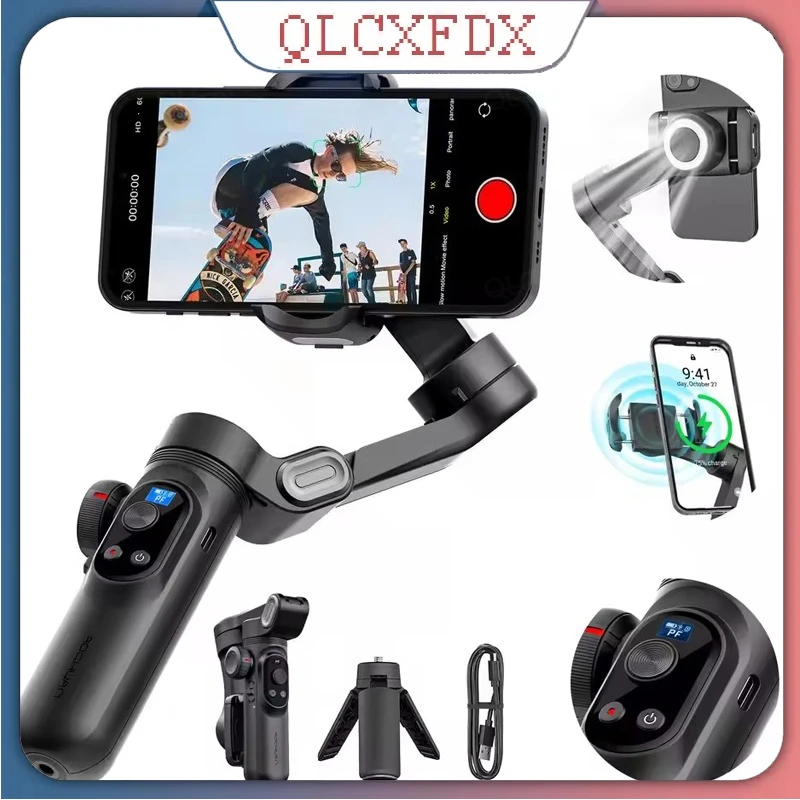 

AOCHUAN Smart X Pro Handheld Mobile Phone Cloud Platform Anti Shake Stabilizer for Live Broadcasting Selfie Vlog Smart Recording