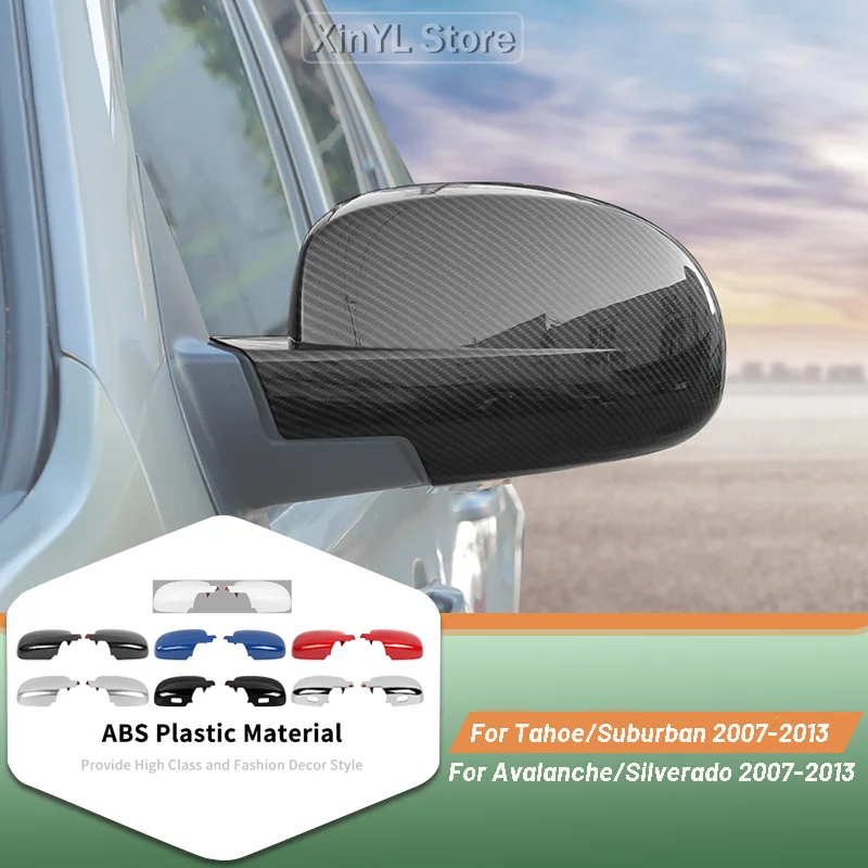 

Car Reverse Mirror Shell Decoration Cover For Chevrolet Tahoe/Suburban/ Silverado 2007-2013 Car Accessories