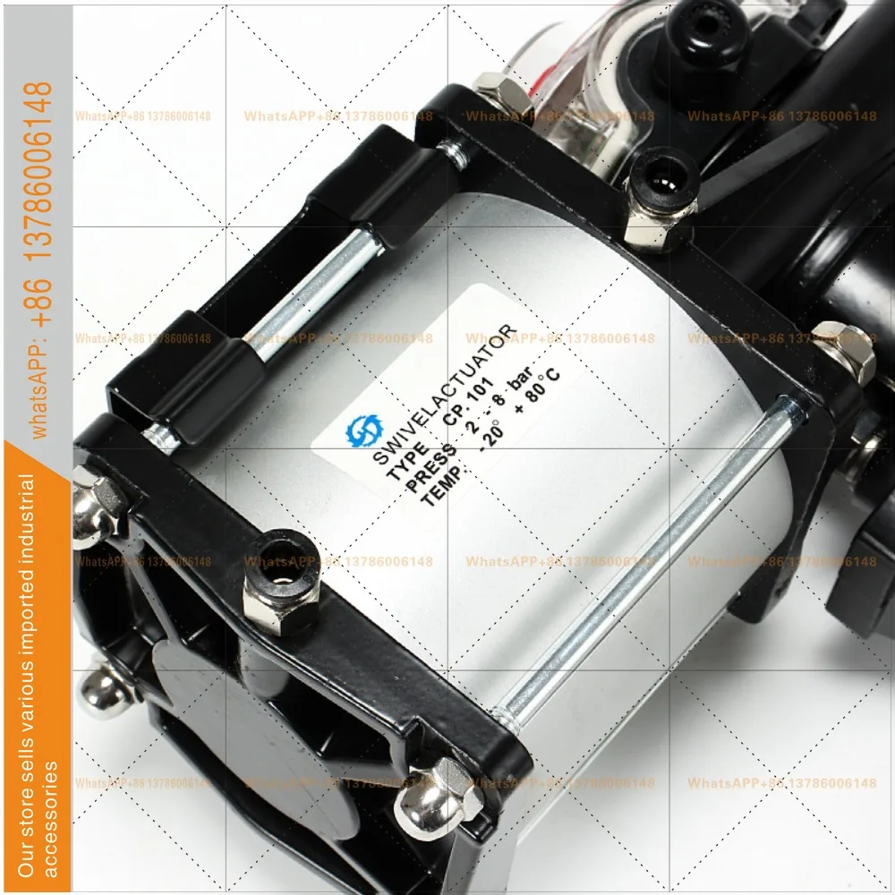 CP101 pneumatic powder butterfly valve BV1F 2F single and double flange aluminum alloy cement mixing plant