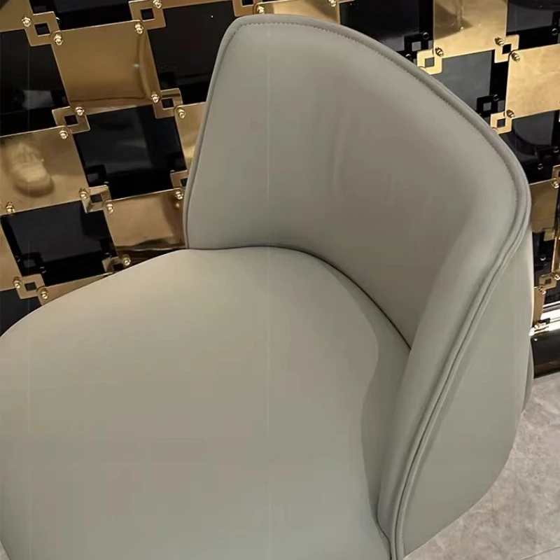 لهجة رمادي مقاعد للبار تصميم دوار مطعم المعادن الحد الأدنى كراسي بار الحلاق الاسترخاء هزاز كرسي دي بار أثاث الصالون