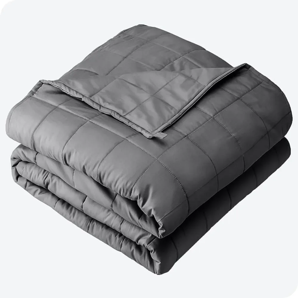 

Weighted Blanket King Size 30lb (80" x 87") for Adults - All-Natural 100% Cotton - Premium Heavy Blanket Nontoxic Glass Beads