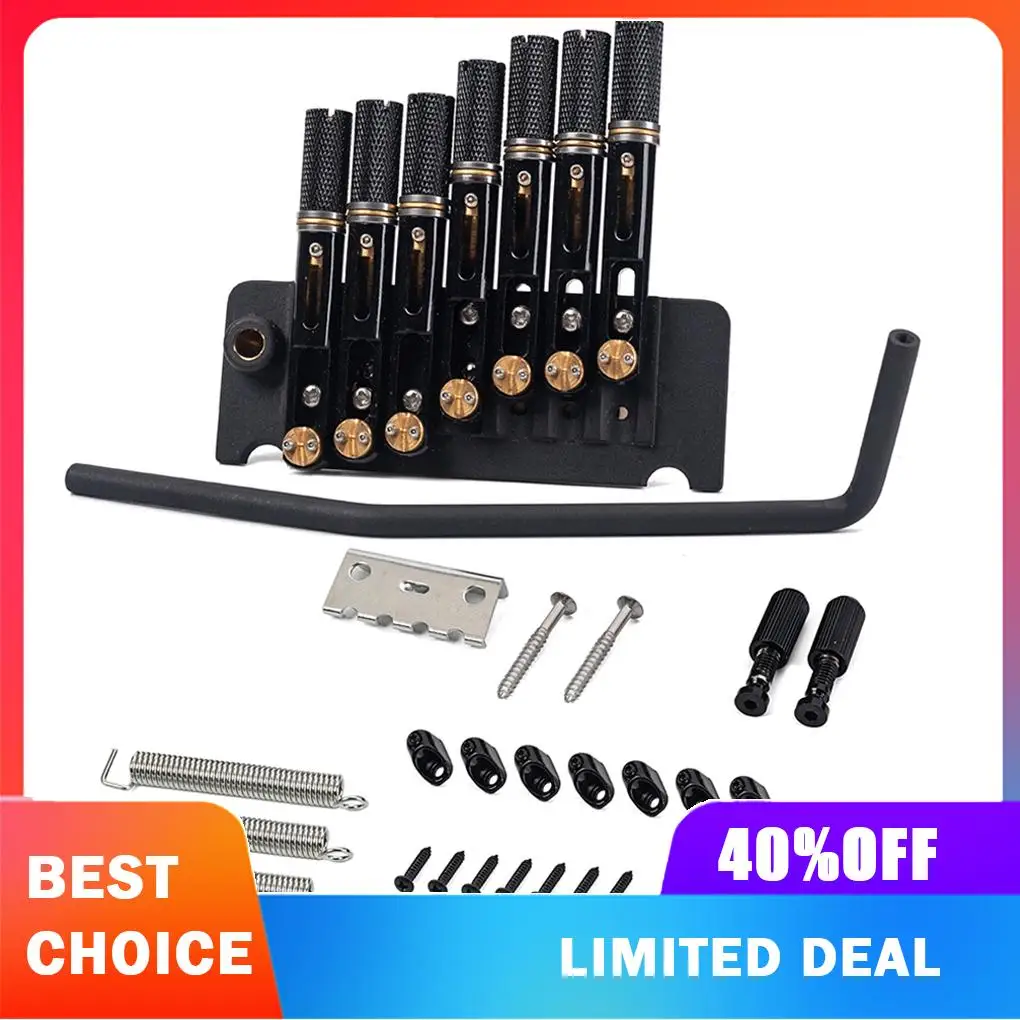 7-string Guitar Fretboard Tailpiece Vintage Decors Tremolo Bridge Stringed Musical Instruments Replacement Part