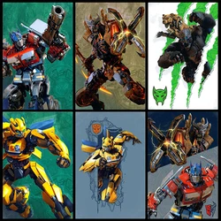 Disney 5D Transformers Poster and Optimus Prime Bumblebee Diamond Painting Wall Art Picture Living Room Kid Bedroom Home Decor