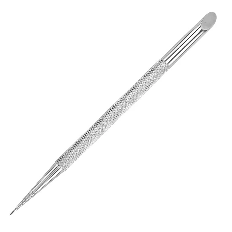 1 Stuk Dubbelzijdig Roestvrij Staal Cuticula Pusher Nagel Manicures Verwijderaar Manicure Sticks Gereedschap Voor Nail Art