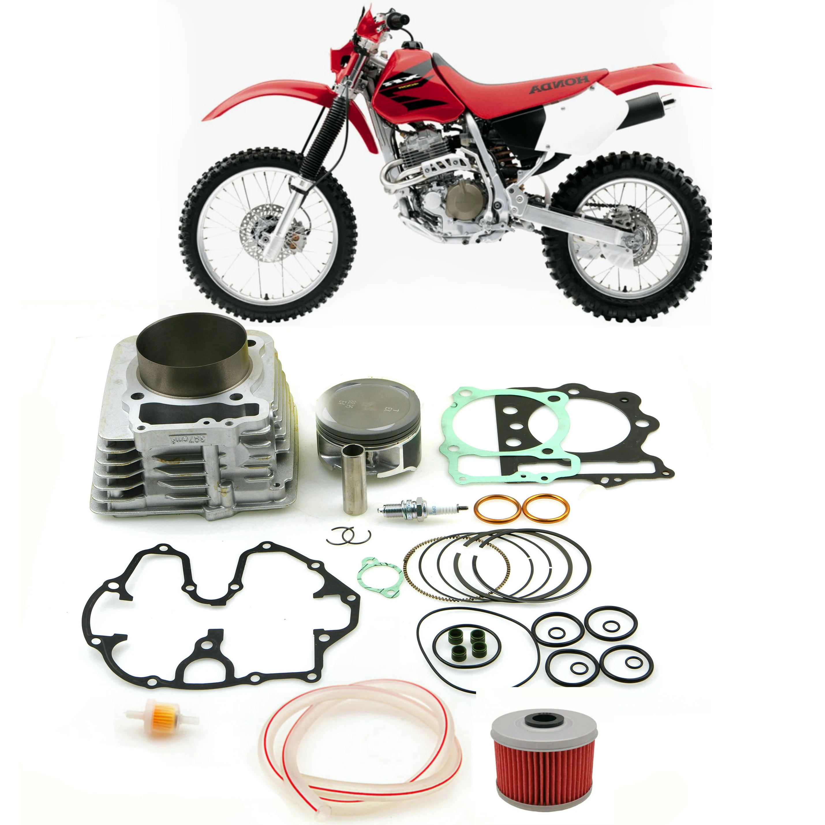 YIMATZU ATV 89mm 440CC duża pojemność cylindra zestaw do hondy XR400R motocykl 1996-2004 12100-KCY-670