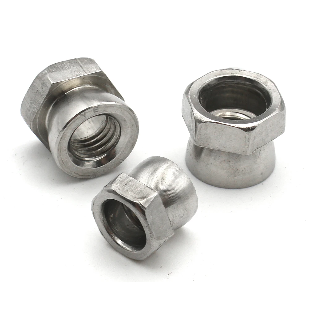 1/2/5/10pcs M6 M8 M10 M12 A2-70 304 Stainless Steel Nuts Break Off Shear Anti Theft Nut Breakaway Twist Off Security Nut