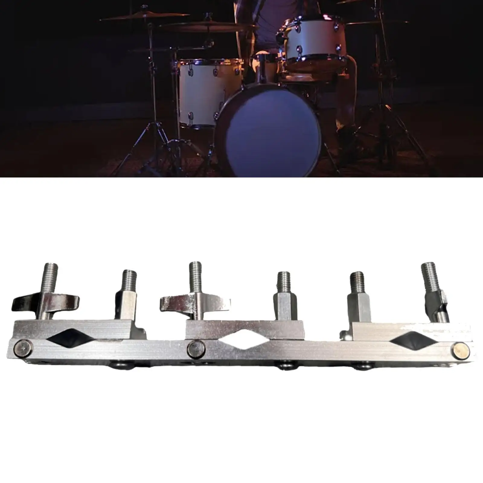 Drum Multi Clamp Hardware Cowbell Mounting Clamp for Percussion Drum Parts