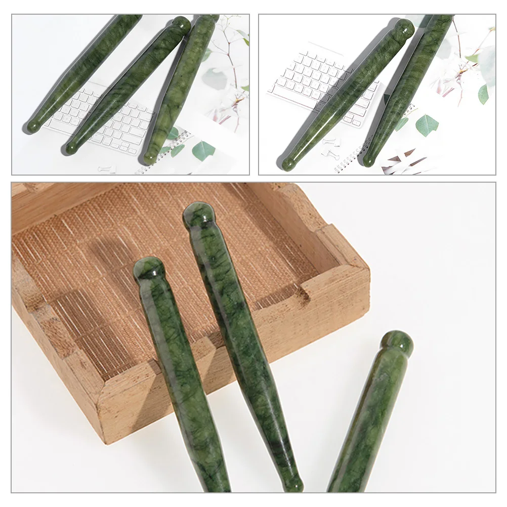 

Jade Massager Foot Tool Acupoint Manual Sticks Reflexology Spa Accessories Body Pain Relief Massaging Tools Jade Massage Stick