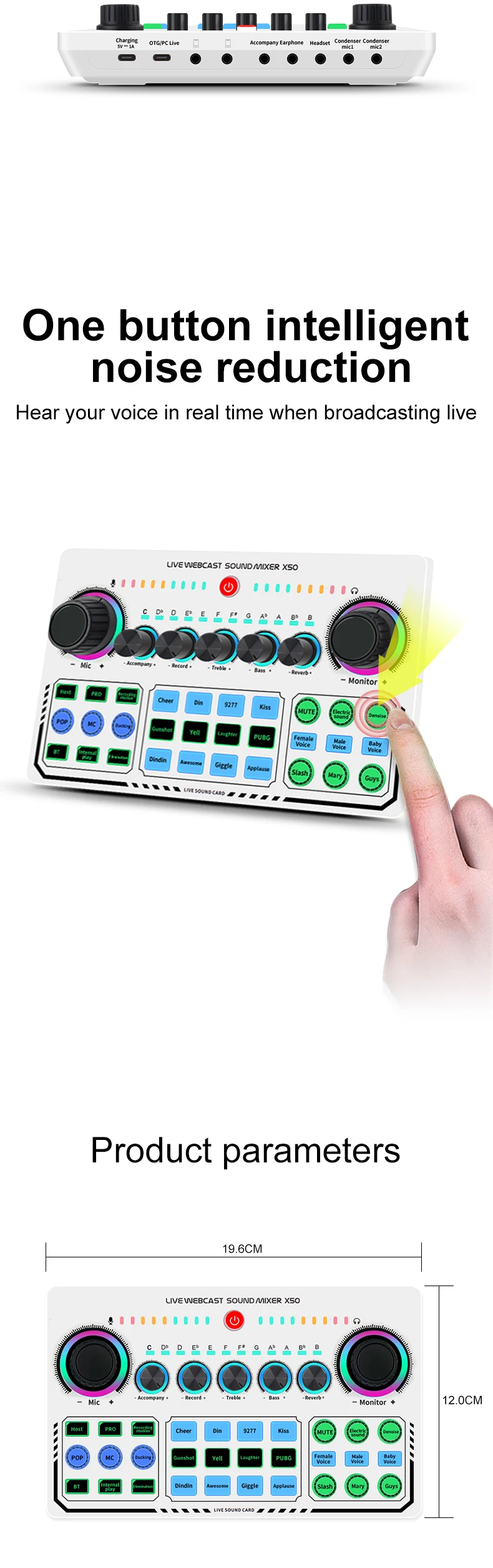 X50 Original Professional Sound Card Audio Studio Recording