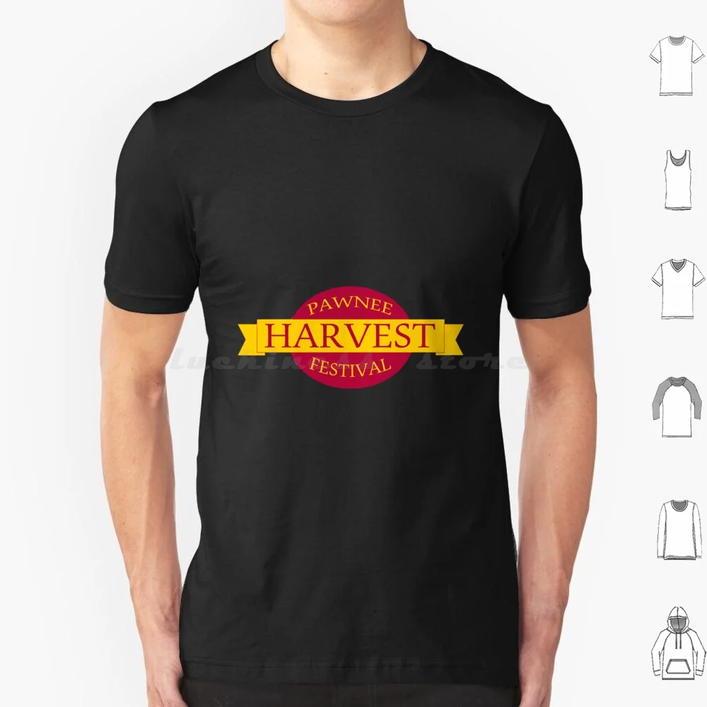 Pawnee Harvest Festival Logo Essential T Shirt Big Size 100% Cotton Pawnee Harvest Festival Logo Essential