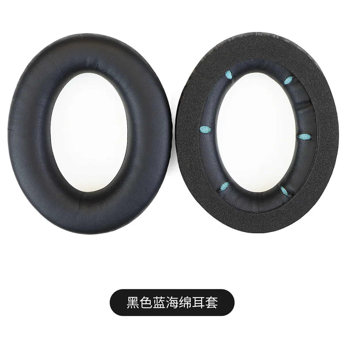 เปลี่ยนเจลทําความเย็นฟุตบอลตาข่ายหน่วยความจําฟองน้ําแผ่นรองหูฟังแผ่นรองหูฟังเหมาะสําหรับ HyperX Cloud Revolver S หูฟังสําหรับเล่นเกม