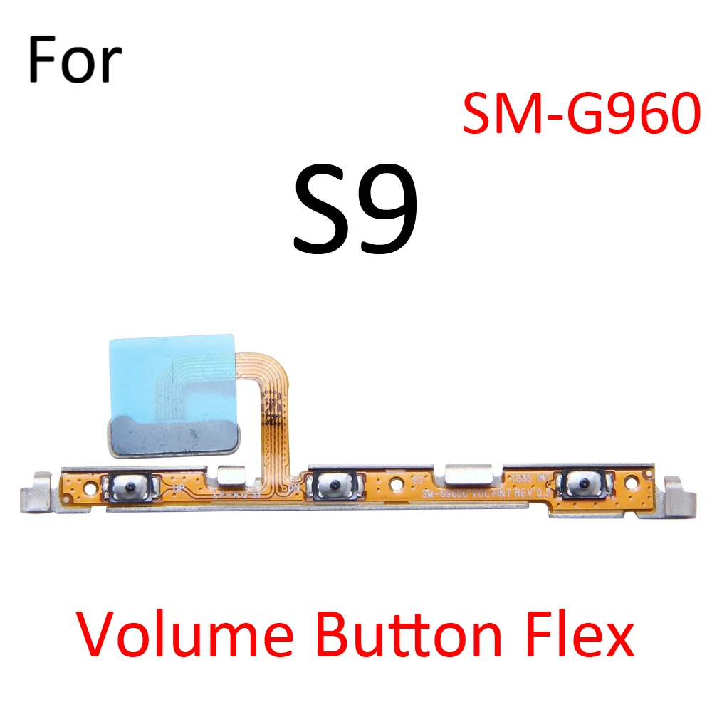 Power ON OFF Mute Switch Control Key Volume Button Flex Cable Parts For Samsung Galaxy S6 S7 Edge S8 S9 Plus