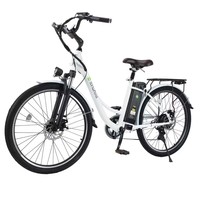 isinwheel U2 adult Electric Bicycle 500W Motor E-Bike13Ah Battery City Commuter Electric Cruiser Bike 26inch Tire Electric Bike