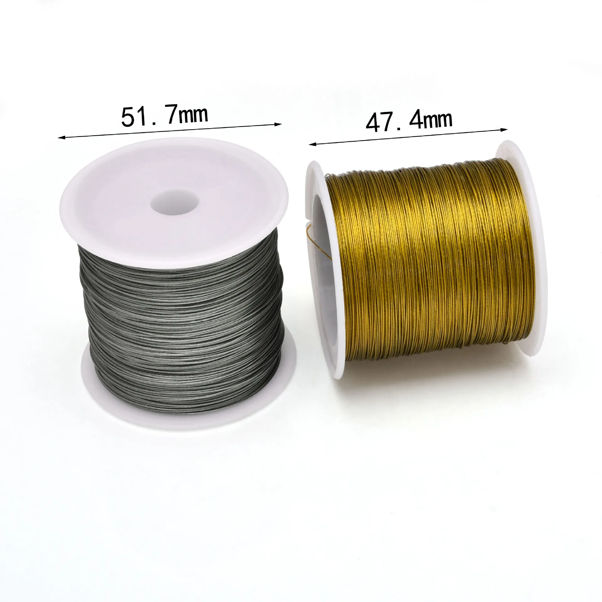100M 7 Strand Nylon-Coated Steel Bead Stringing Wire 0.3/0.35/0.38/0.45/0.5mm Soft Craft Wire Tarnish Resistant for Jewelry Diy