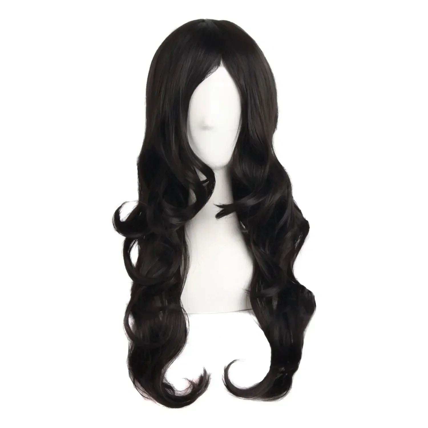 

WHIMSICAL W 32 Inch/80cm Charming Synthetic Fiber Long Wavy Hair Women Party Full Wig