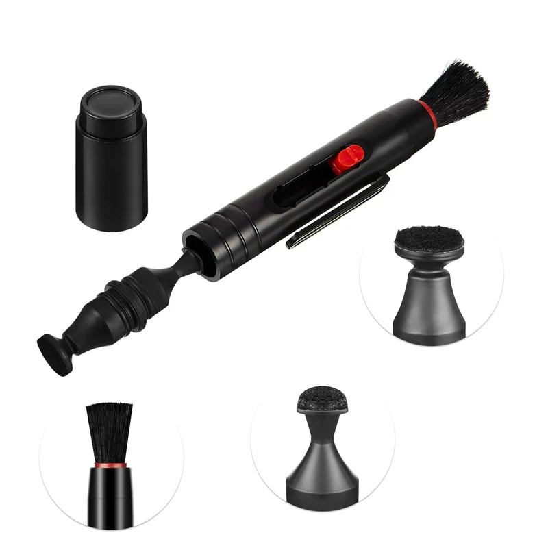 Multifunction Lens Cleaning Brush Camera Screen Cleaning Pen for Phone Camera SLR Telescope Magnifying Glass