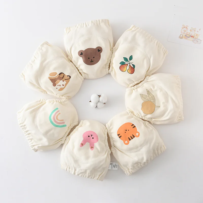 8/5 pcs Baby Potty Training Pants Breathable Absorbent Training Underwear Comfortable Underpants For Potty Training Toilet Pants