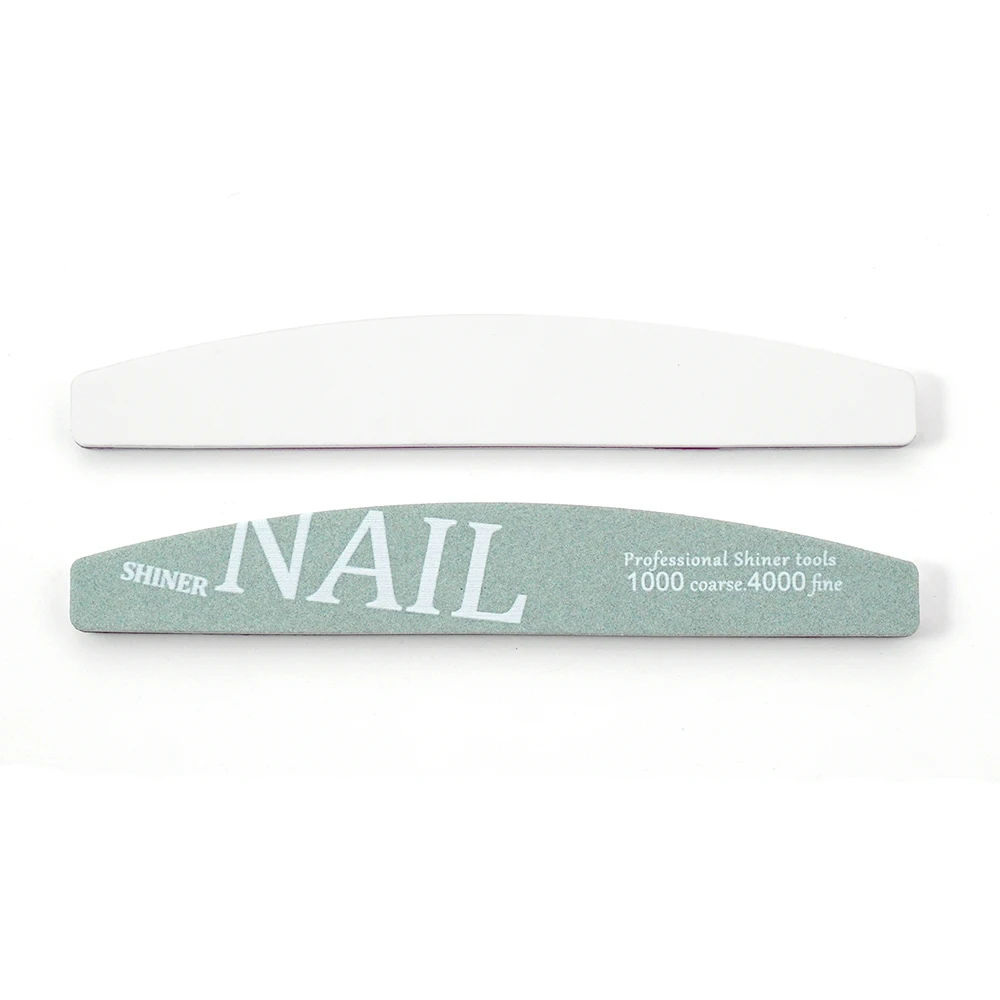 2/5/10 sztuk bufor do polerowania paznokci 1000/4000 Grit Nail Art pilnik szlifierski podwójne boki Nail Art szlifowanie polerowanie Manicure Pedicure zestaw