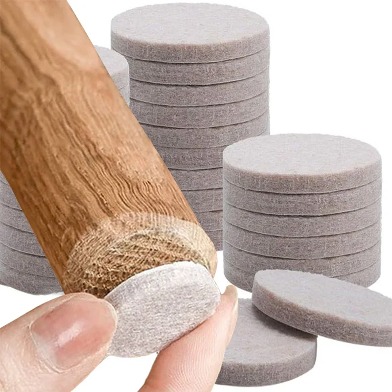 360/18PCS Self Adhesive Felt Pads Floor Protector Mute Wear-resisting Stickers Furniture Chair Desk Sofa Leg Anti-Slip Cover Mat