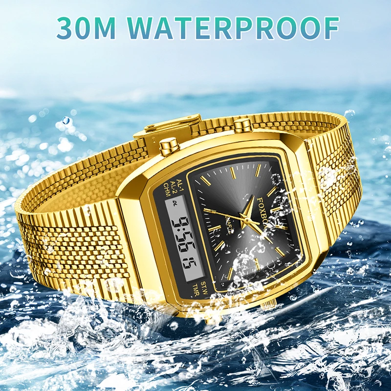 Lige 2025 novas senhoras relógio à prova dwaterproof água moda quadrado analógico relógios digitais para mulheres esportes casuais relógio de quartzo luminoso femme