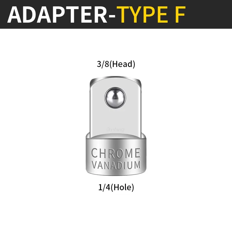 Onnfang Sockel Adapter Antriebs kopf Ratschen schlüssel 1/2 3/8 1/4 CR-V Chrom Vanadium Stahl für Auto Fahrrad Garage Home Reparatur werkzeuge – Detail 11