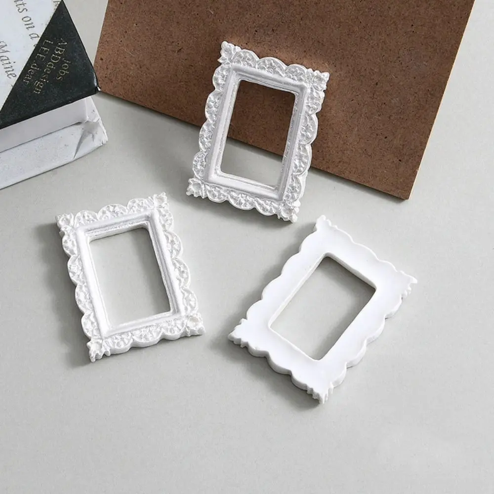 Nice-looking Mini Picture Frame Resin Fine Workmanship Small Size Miniature Photo Frames for Gift