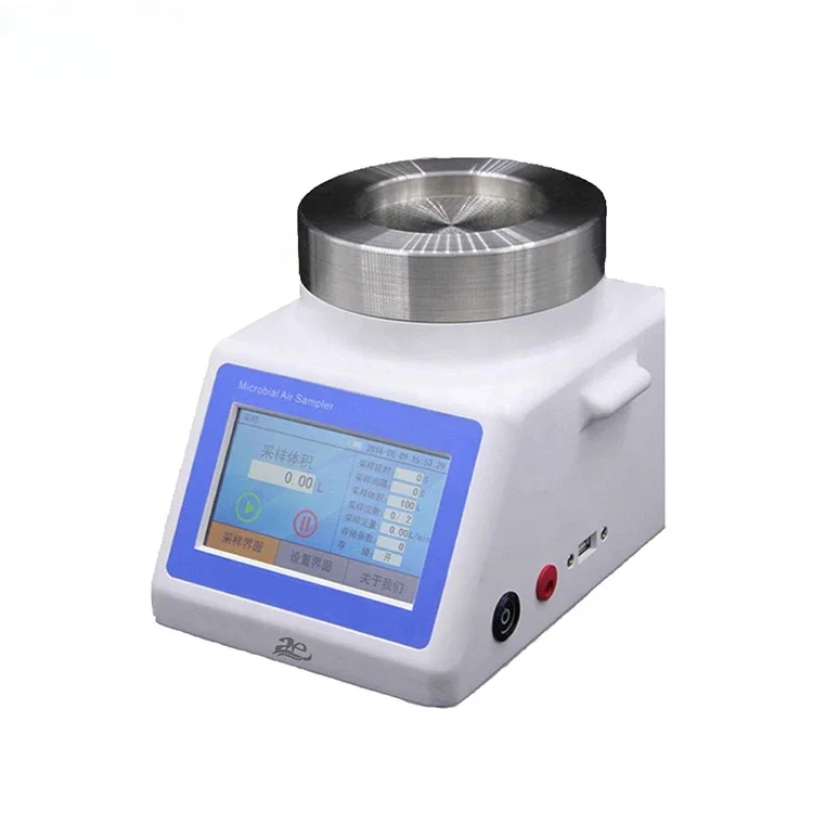 Portable Biological High / Low Volume Microbiology Floating Dust Air Sampler Impinger Air Sampler For Microbiology